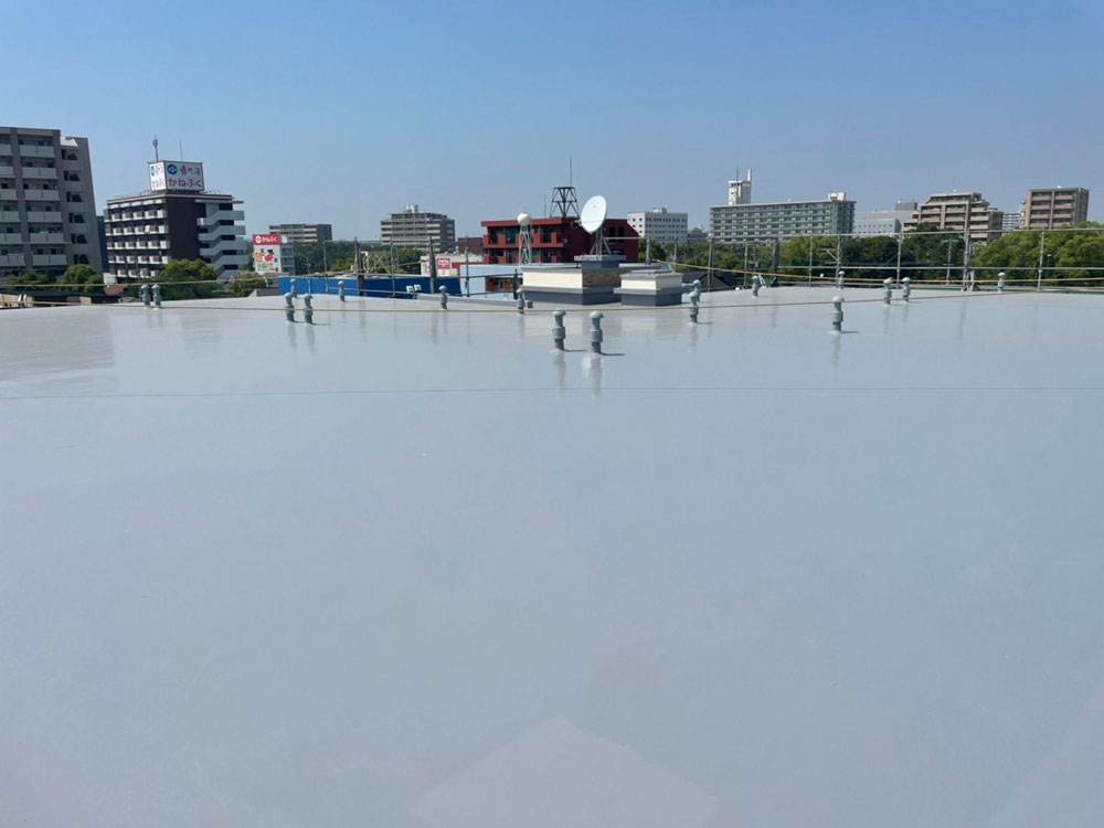 福岡市 外壁塗装 磁器タイル塗装 シーリング工事 屋上防水工事