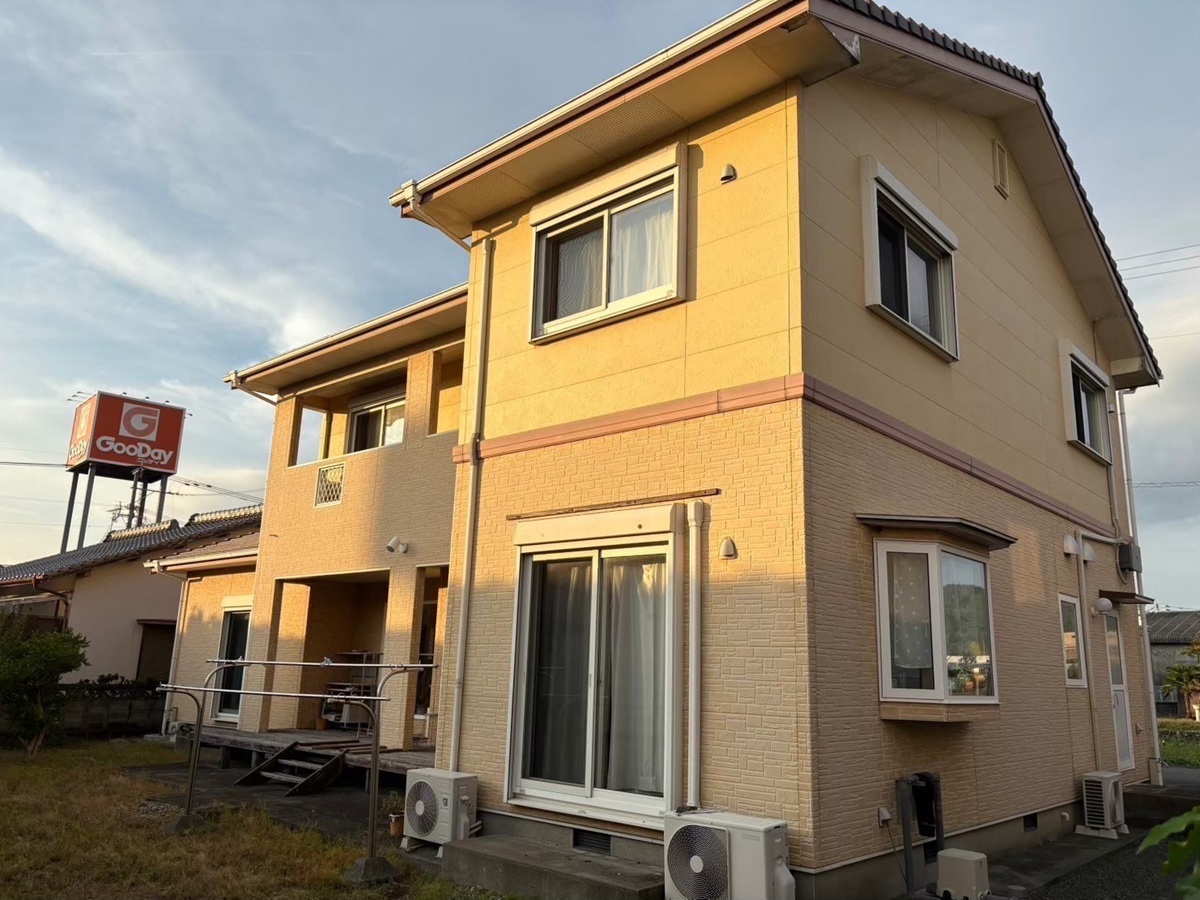 朝倉市の外壁施工